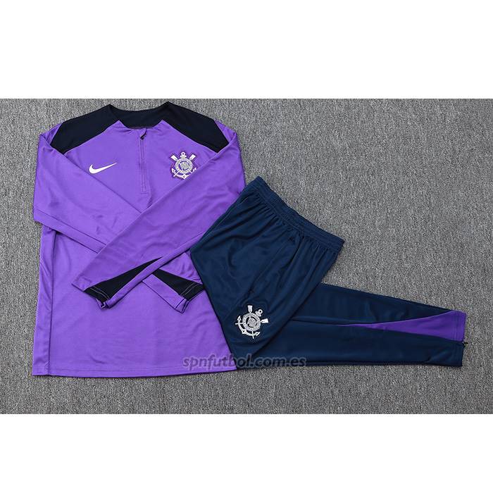 Chandal de Sudadera del Corinthians 2024-2025 Purpura